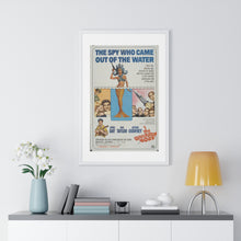 Load image into Gallery viewer, V P L x Wright, Butler & Co Premium Framed Vertical Poster The Spy Who Came Out Of Water
