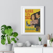 Load image into Gallery viewer, V P L x Wright, Butler & Co Premium Framed Vertical Poster Girl In 313