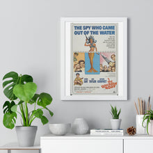 Load image into Gallery viewer, V P L x Wright, Butler & Co Premium Framed Vertical Poster The Spy Who Came Out Of Water