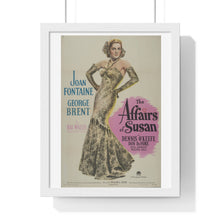 Load image into Gallery viewer, V P L x Wright, Butler & Co Premium Framed Vertical Poster The Affairs of Susan
