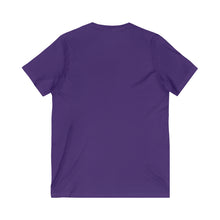 Load image into Gallery viewer, Unisex Jersey Short Sleeve V-Neck Tee
