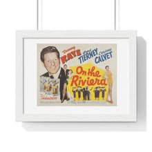 Load image into Gallery viewer, Premium Framed Horizontal Poster On The Riviera V P L x Wright, Butler & Co