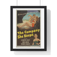 Load image into Gallery viewer, V P L x Wright, Butler & Co Premium Framed Vertical Poster The Company She Keeps