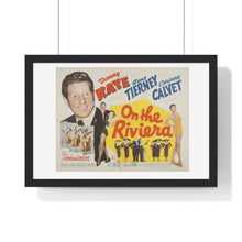 Load image into Gallery viewer, Premium Framed Horizontal Poster On The Riviera V P L x Wright, Butler & Co
