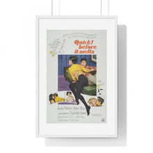 Load image into Gallery viewer, V P L x Wright, Butler & Co Premium Framed Vertical Poster Quick! before it melts