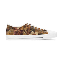Load image into Gallery viewer, Women's Low Top Sneakers Harmonic Bloom Plaid Collection