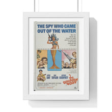 Load image into Gallery viewer, V P L x Wright, Butler & Co Premium Framed Vertical Poster The Spy Who Came Out Of Water