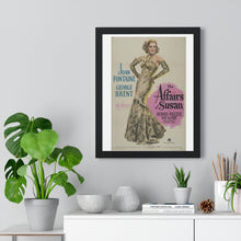 Load image into Gallery viewer, V P L x Wright, Butler & Co Premium Framed Vertical Poster The Affairs of Susan