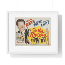 Load image into Gallery viewer, Premium Framed Horizontal Poster On The Riviera V P L x Wright, Butler & Co