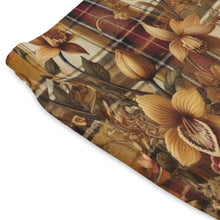 Load image into Gallery viewer, Men's Elastic Beach Shorts (AOP) Harmonic Bloom Plaid Collection