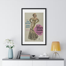 Load image into Gallery viewer, V P L x Wright, Butler & Co Premium Framed Vertical Poster The Affairs of Susan