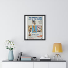 Load image into Gallery viewer, V P L x Wright, Butler & Co Premium Framed Vertical Poster The Spy Who Came Out Of Water