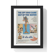 Load image into Gallery viewer, V P L x Wright, Butler & Co Premium Framed Vertical Poster The Spy Who Came Out Of Water