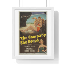 Load image into Gallery viewer, V P L x Wright, Butler & Co Premium Framed Vertical Poster The Company She Keeps