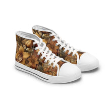 Load image into Gallery viewer, Women's High Top Sneakers Harmonic Bloom Plaid Collection