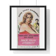 Load image into Gallery viewer, V P L x Wright, Butler & Co Premium Framed Vertical Poster Back From Eternity