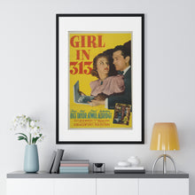 Load image into Gallery viewer, V P L x Wright, Butler & Co Premium Framed Vertical Poster Girl In 313