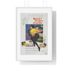 Load image into Gallery viewer, V P L x Wright, Butler & Co Premium Framed Vertical Poster Quick! before it melts