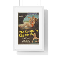 Load image into Gallery viewer, V P L x Wright, Butler & Co Premium Framed Vertical Poster The Company She Keeps