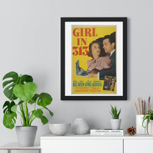 Load image into Gallery viewer, V P L x Wright, Butler & Co Premium Framed Vertical Poster Girl In 313