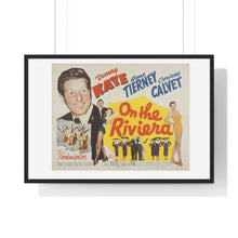 Load image into Gallery viewer, Premium Framed Horizontal Poster On The Riviera V P L x Wright, Butler & Co