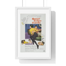 Load image into Gallery viewer, V P L x Wright, Butler & Co Premium Framed Vertical Poster Quick! before it melts