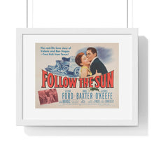 Load image into Gallery viewer, Premium Framed Horizontal Poster Follow The Sun V P L x Wright, Butler & Co