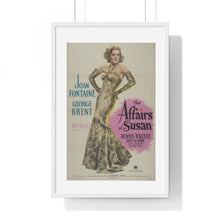 Load image into Gallery viewer, V P L x Wright, Butler & Co Premium Framed Vertical Poster The Affairs of Susan