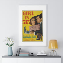 Load image into Gallery viewer, V P L x Wright, Butler & Co Premium Framed Vertical Poster Girl In 313