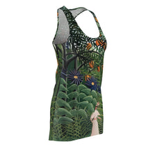 Load image into Gallery viewer, Women's Cut & Sew Racerback Dress (AOP) The Great Indian Safari VPL SS24