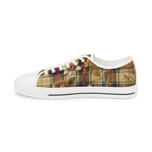Load image into Gallery viewer, Men's Low Top Sneakers Harmonic Bloom Plaid Collection