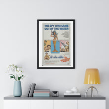 Load image into Gallery viewer, V P L x Wright, Butler & Co Premium Framed Vertical Poster The Spy Who Came Out Of Water