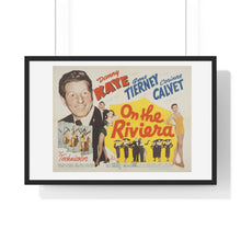 Load image into Gallery viewer, Premium Framed Horizontal Poster On The Riviera V P L x Wright, Butler & Co