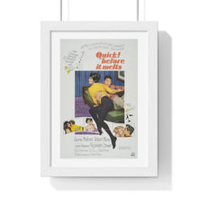 Load image into Gallery viewer, V P L x Wright, Butler & Co Premium Framed Vertical Poster Quick! before it melts