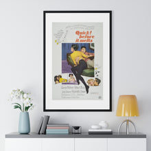 Load image into Gallery viewer, V P L x Wright, Butler & Co Premium Framed Vertical Poster Quick! before it melts