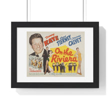 Load image into Gallery viewer, Premium Framed Horizontal Poster On The Riviera V P L x Wright, Butler & Co