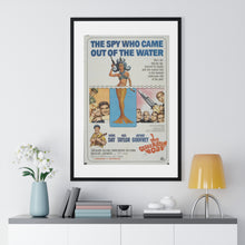 Load image into Gallery viewer, V P L x Wright, Butler & Co Premium Framed Vertical Poster The Spy Who Came Out Of Water