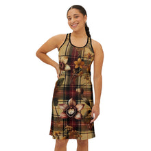 Load image into Gallery viewer, Women's Racerback Dress (AOP) Harmonic Bloom Plaid Collection