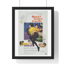 Load image into Gallery viewer, V P L x Wright, Butler & Co Premium Framed Vertical Poster Quick! before it melts