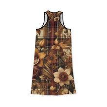 Load image into Gallery viewer, Women's Racerback Dress (AOP) Harmonic Bloom Plaid Collection