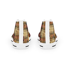 Load image into Gallery viewer, Men's High Top Sneakers Harmonic Bloom Plaid Collection