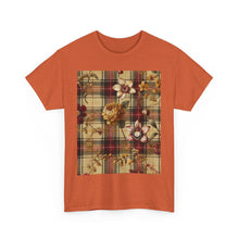 Load image into Gallery viewer, Unisex Heavy Cotton Tee Harmonic Bloom Plaid Collection