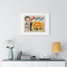 Load image into Gallery viewer, Premium Framed Horizontal Poster On The Riviera V P L x Wright, Butler & Co