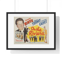 Load image into Gallery viewer, Premium Framed Horizontal Poster On The Riviera V P L x Wright, Butler & Co