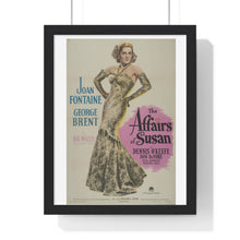 Load image into Gallery viewer, V P L x Wright, Butler & Co Premium Framed Vertical Poster The Affairs of Susan