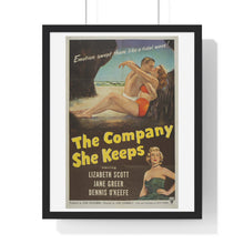 Load image into Gallery viewer, V P L x Wright, Butler & Co Premium Framed Vertical Poster The Company She Keeps