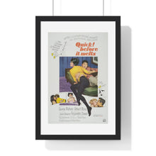Load image into Gallery viewer, V P L x Wright, Butler & Co Premium Framed Vertical Poster Quick! before it melts
