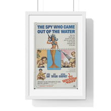 Load image into Gallery viewer, V P L x Wright, Butler & Co Premium Framed Vertical Poster The Spy Who Came Out Of Water
