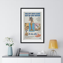 Load image into Gallery viewer, V P L x Wright, Butler & Co Premium Framed Vertical Poster The Spy Who Came Out Of Water