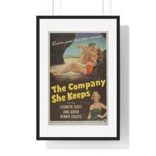 Load image into Gallery viewer, V P L x Wright, Butler & Co Premium Framed Vertical Poster The Company She Keeps
